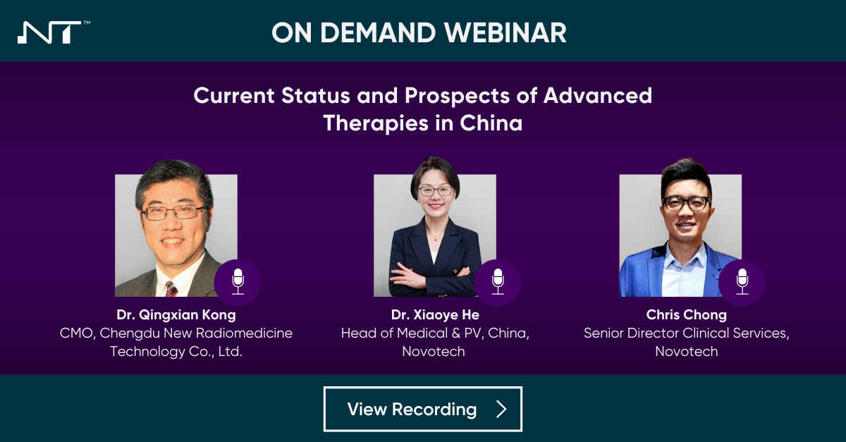 Current Status and Prospects of Advanced Therapies in China